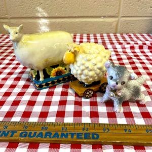 Assortment of Three Vintage Sheep